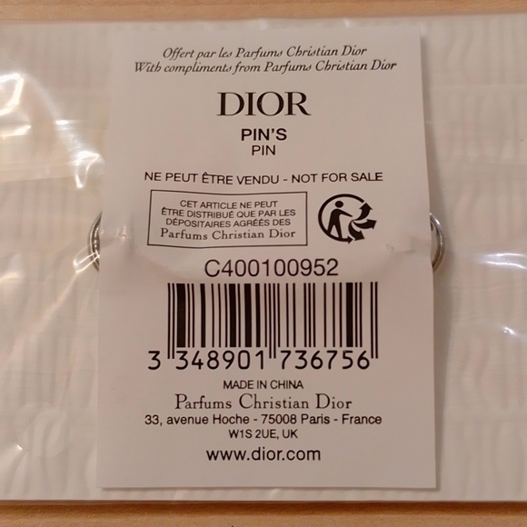 Set of 2 Miss Dior Enamel Pins - Picture 4 of 8